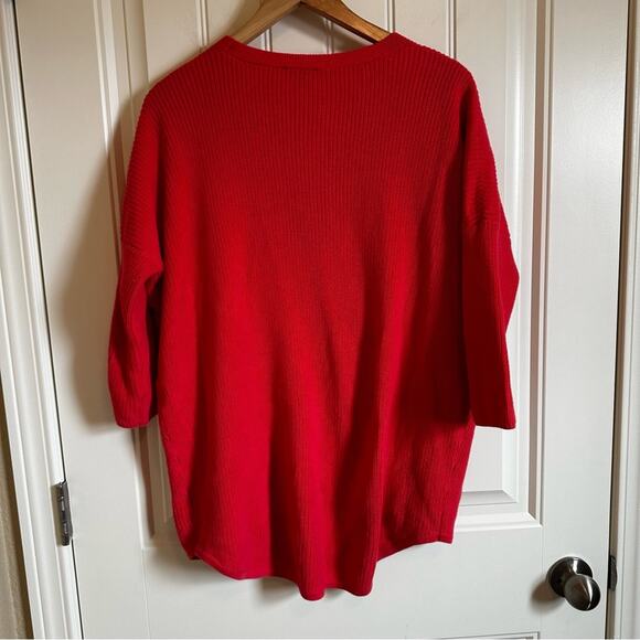 Express women’s‎ sweater large pinkish orange - Picture 5 of 7